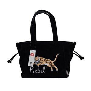 Wild Fox Rebel Black Tiger Tote NWT